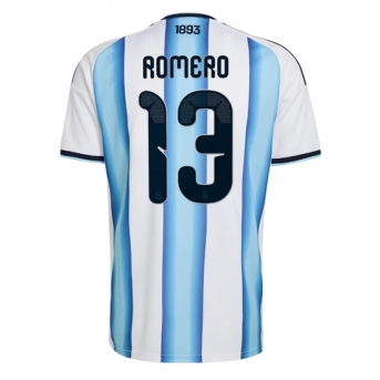 Billige Fotballdrakt Argentina Cristian Romero #13 Replika Hjemmedrakt VM 2026 Kortermet